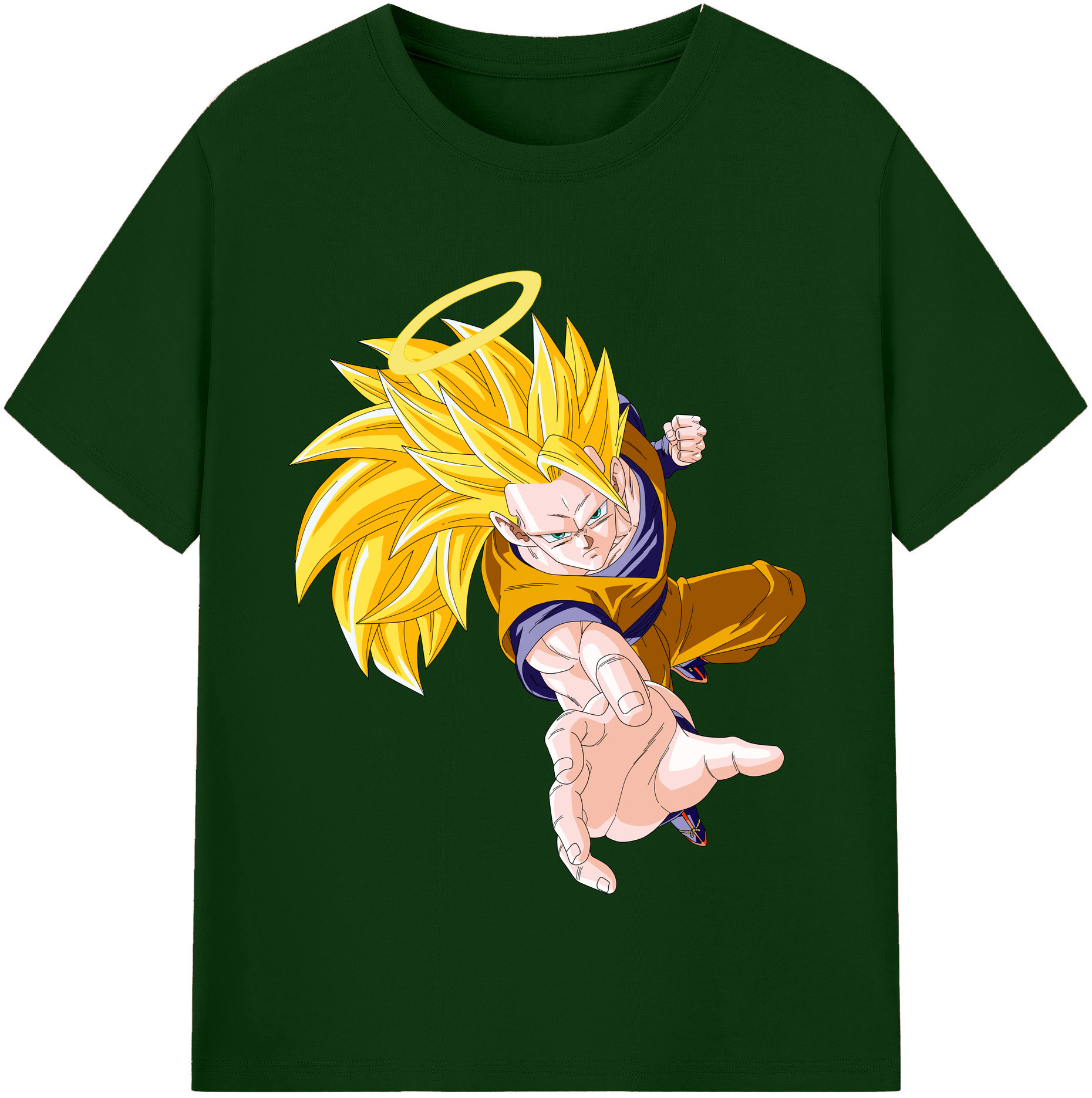 （画像用） ドラゴンボール 孫悟空（そん ごくう）Son Goku カカロット DRAGON BALL Kakarotto 綿100％半袖Tシャツ（フロントプリント）